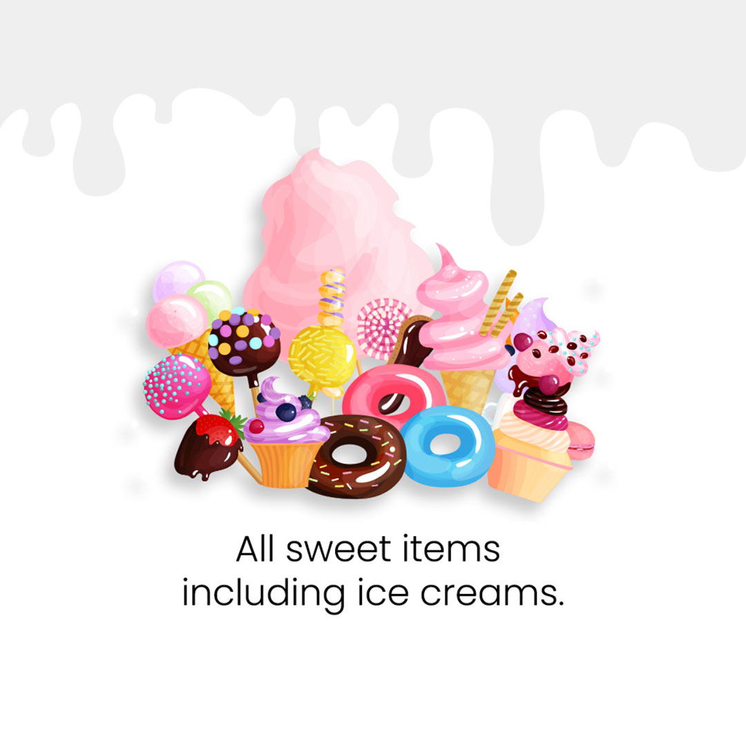 Dairy, Sweets & Ice Cream