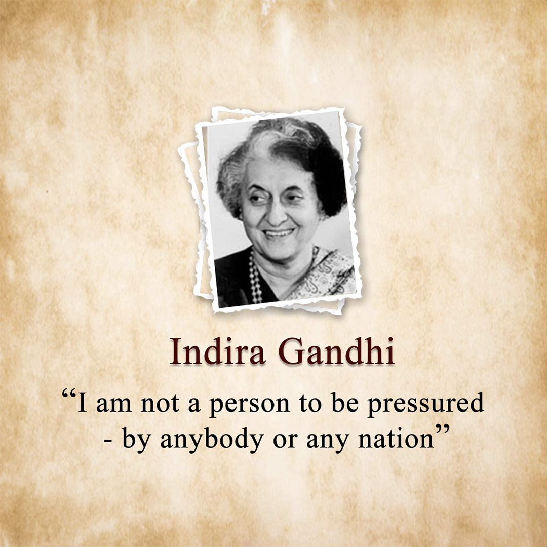 Indira Gandhi