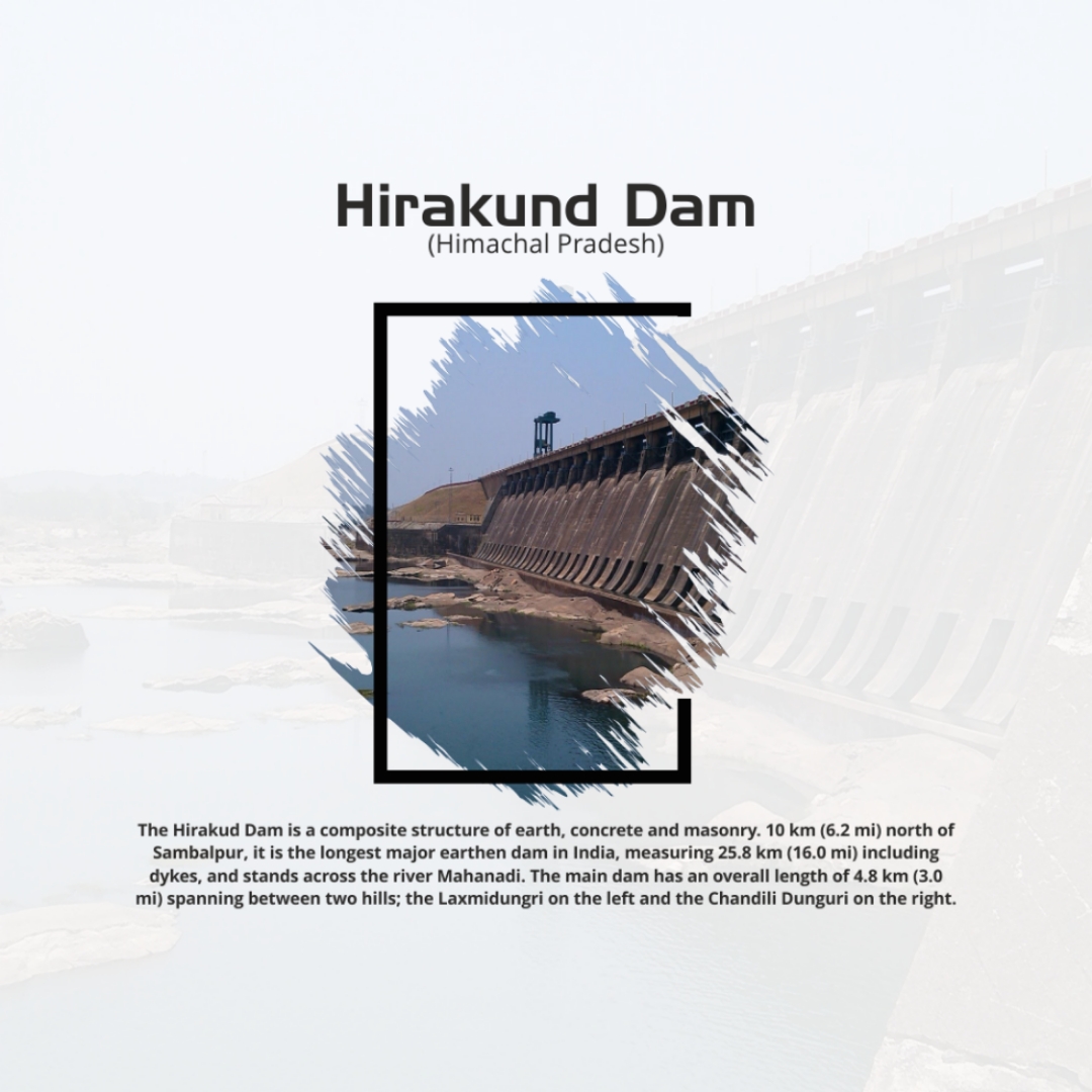 Indian Famous Dams