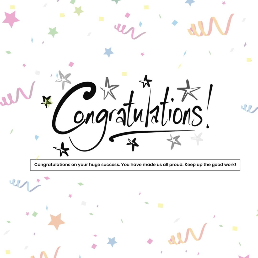 Congratulation