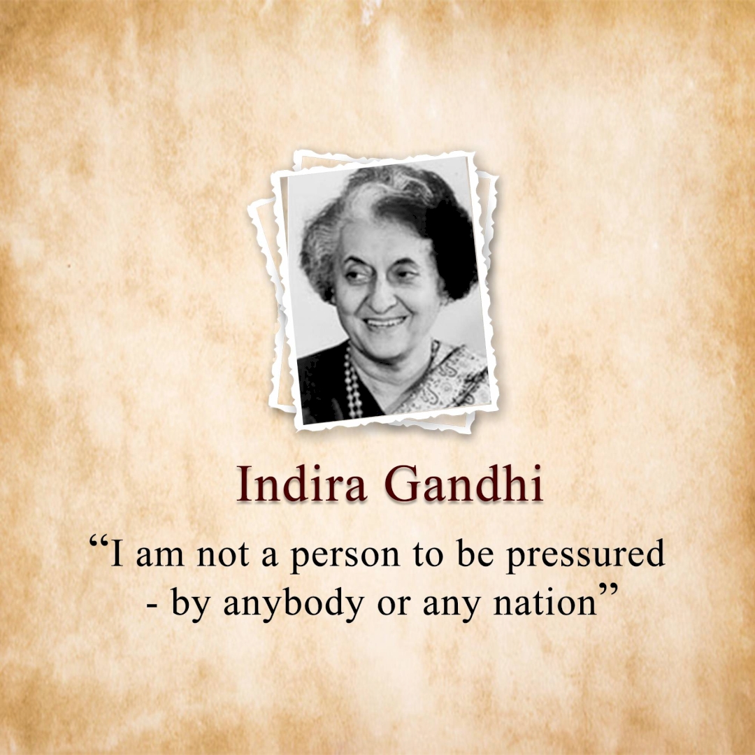Indira Gandhi