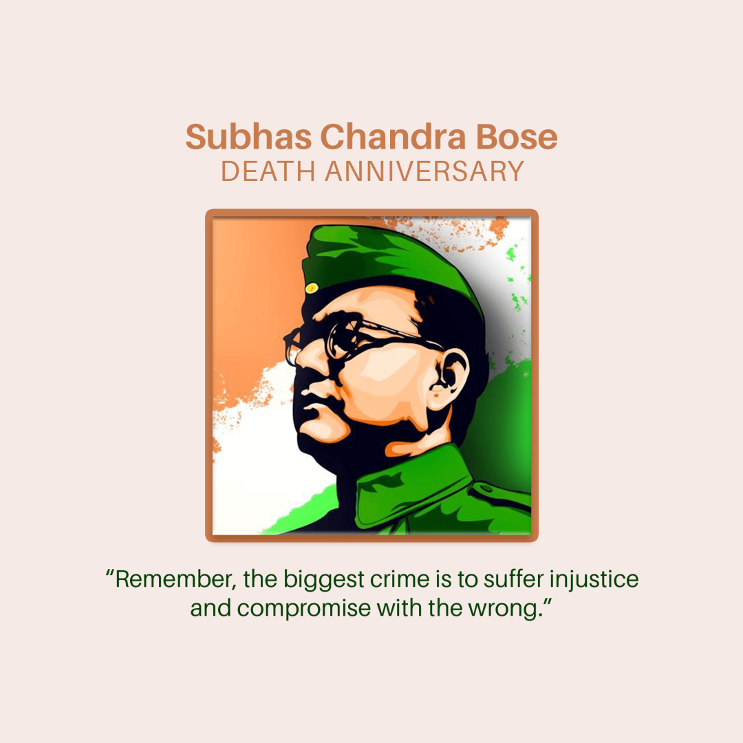 Subha Chandra Bose Death Anniversary