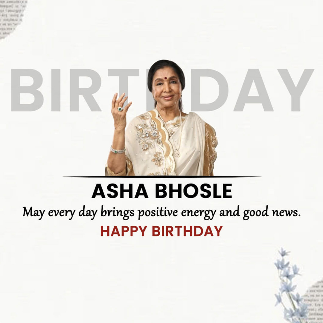 Asha Bhosle Birthday