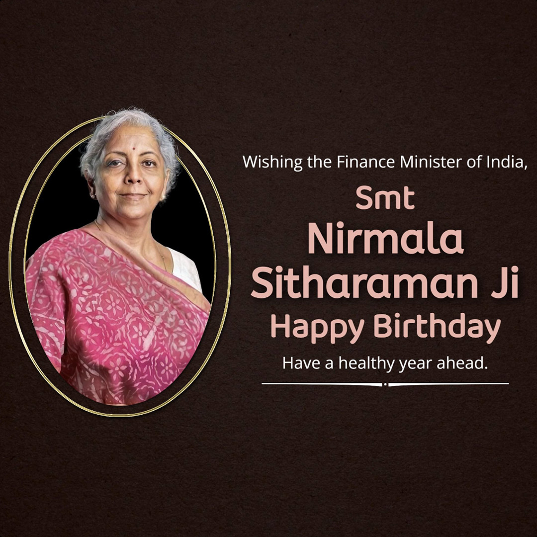 Niramala Sitaraman Birthday