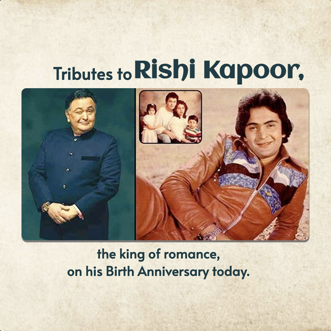 Rishi Kapoor Birth Anniversary