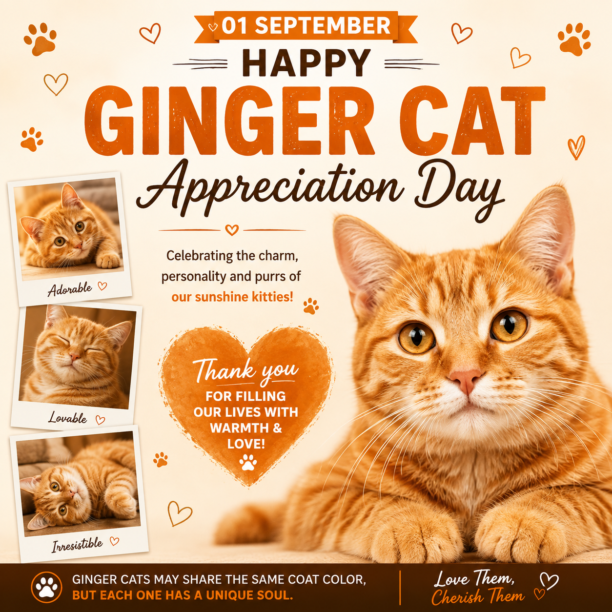 Ginger Cat Appreciation Day