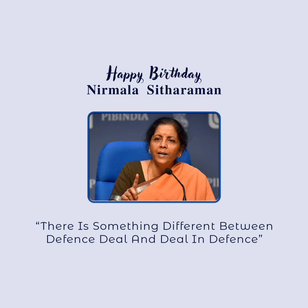 Niramala Sitaraman Birthday