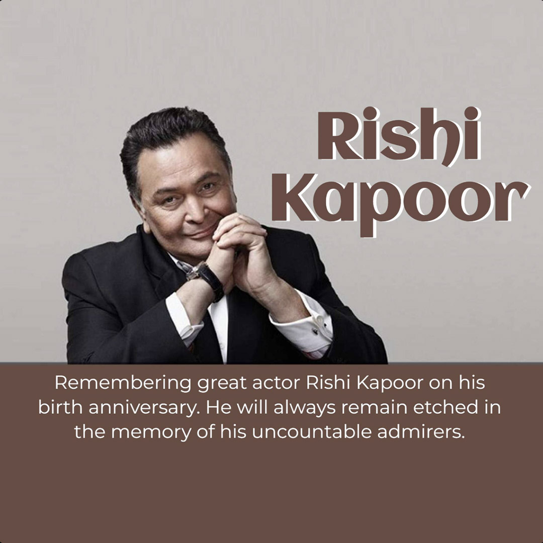 Rishi Kapoor Birth Anniversary