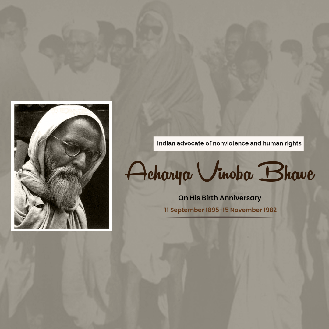 Vinoba Bhave Birth Anniversary