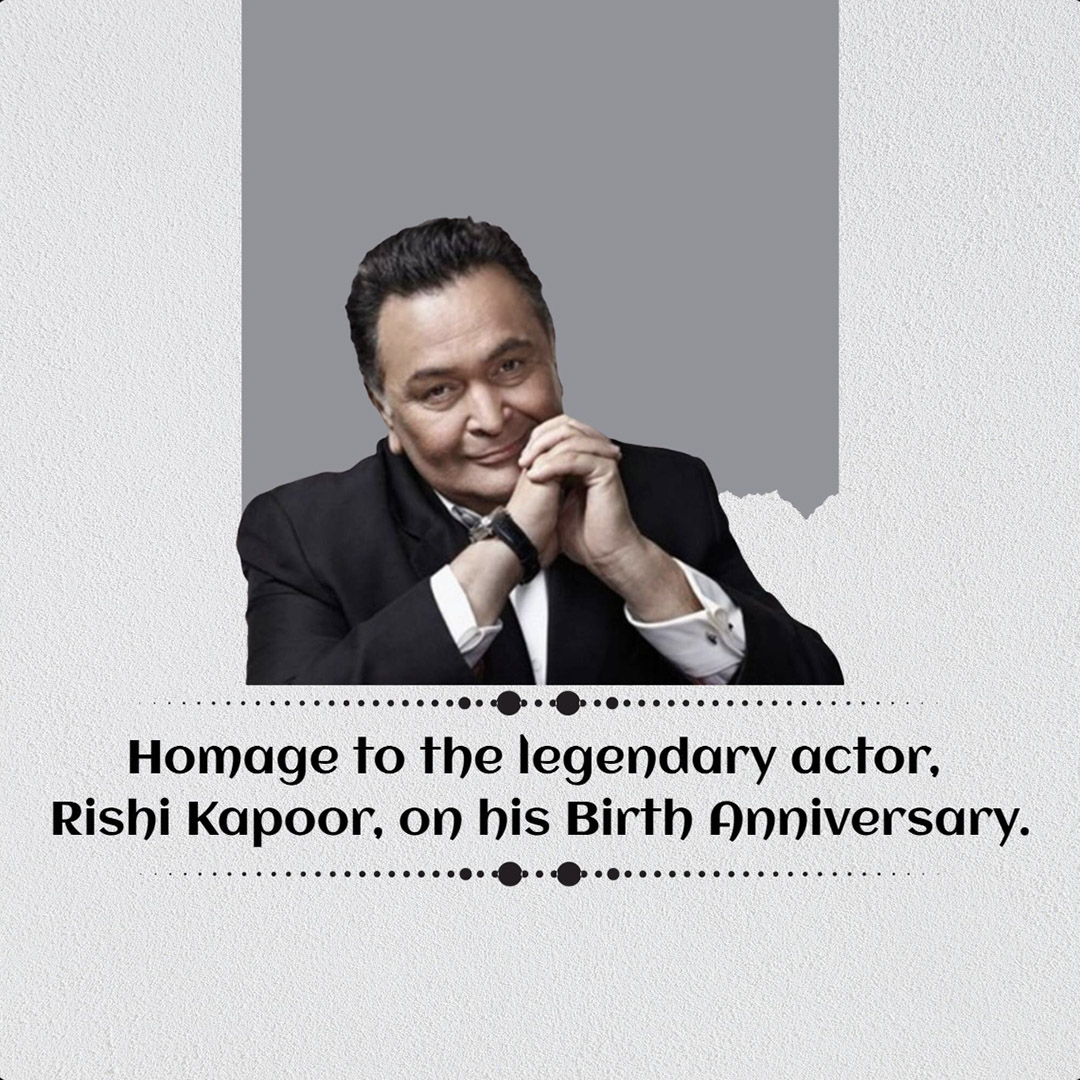 Rishi Kapoor Birth Anniversary