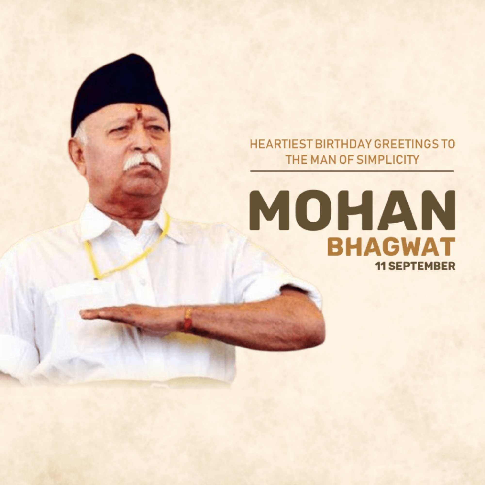 Mohan Bhagwat Birthday