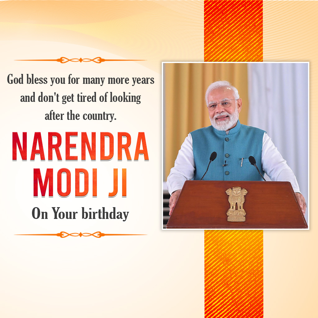 Narendra Modi Happy Birthday