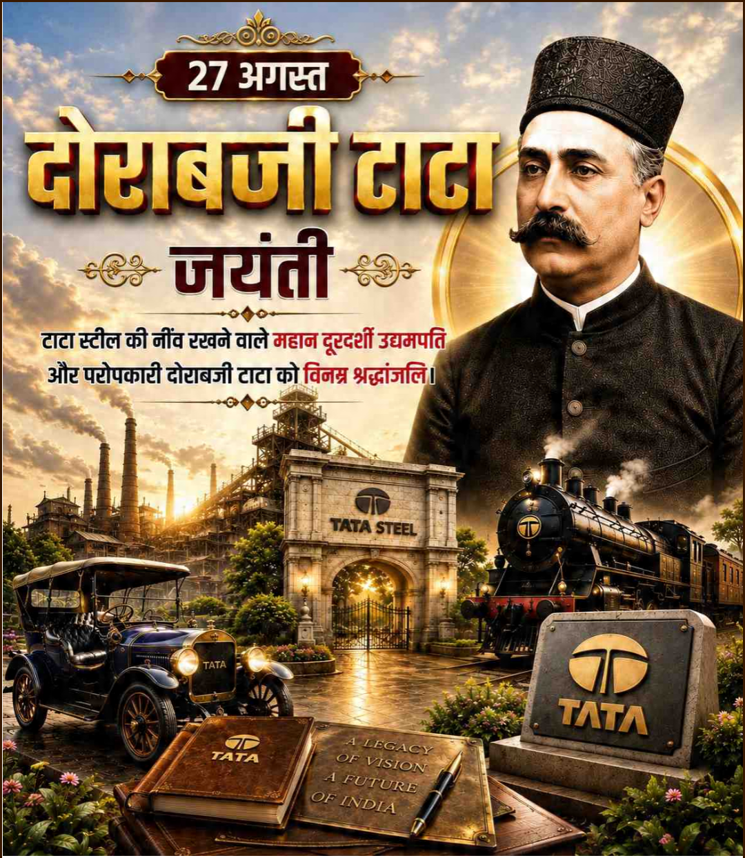 Dorabji TATA Birth Anniversary