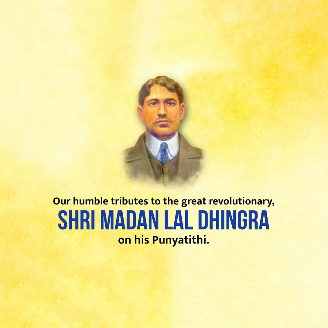 Madan Lal Dhingra Death Anniversary