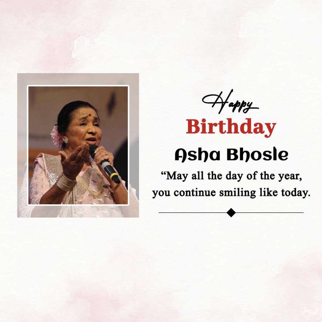 Asha Bhosle Birthday
