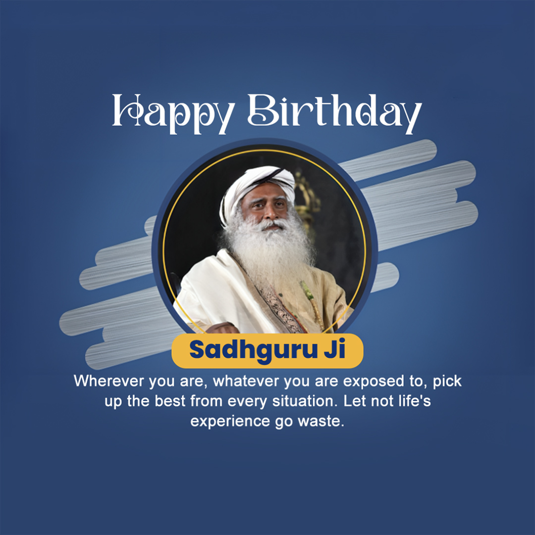 Jaggi Vasudev Birthday