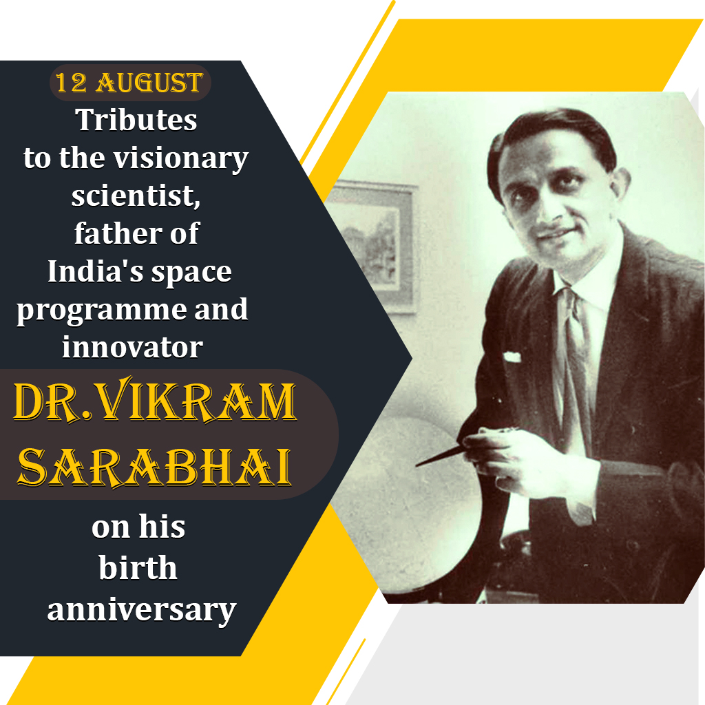Vikrambhai Sarabhai Birth Anniversary