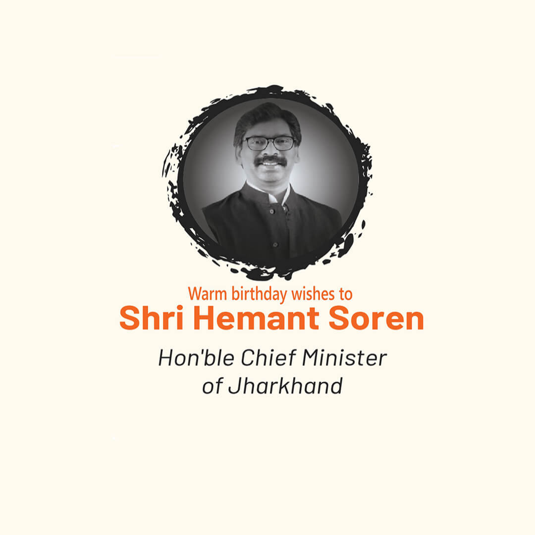 Hemant Soren Happy Birthday