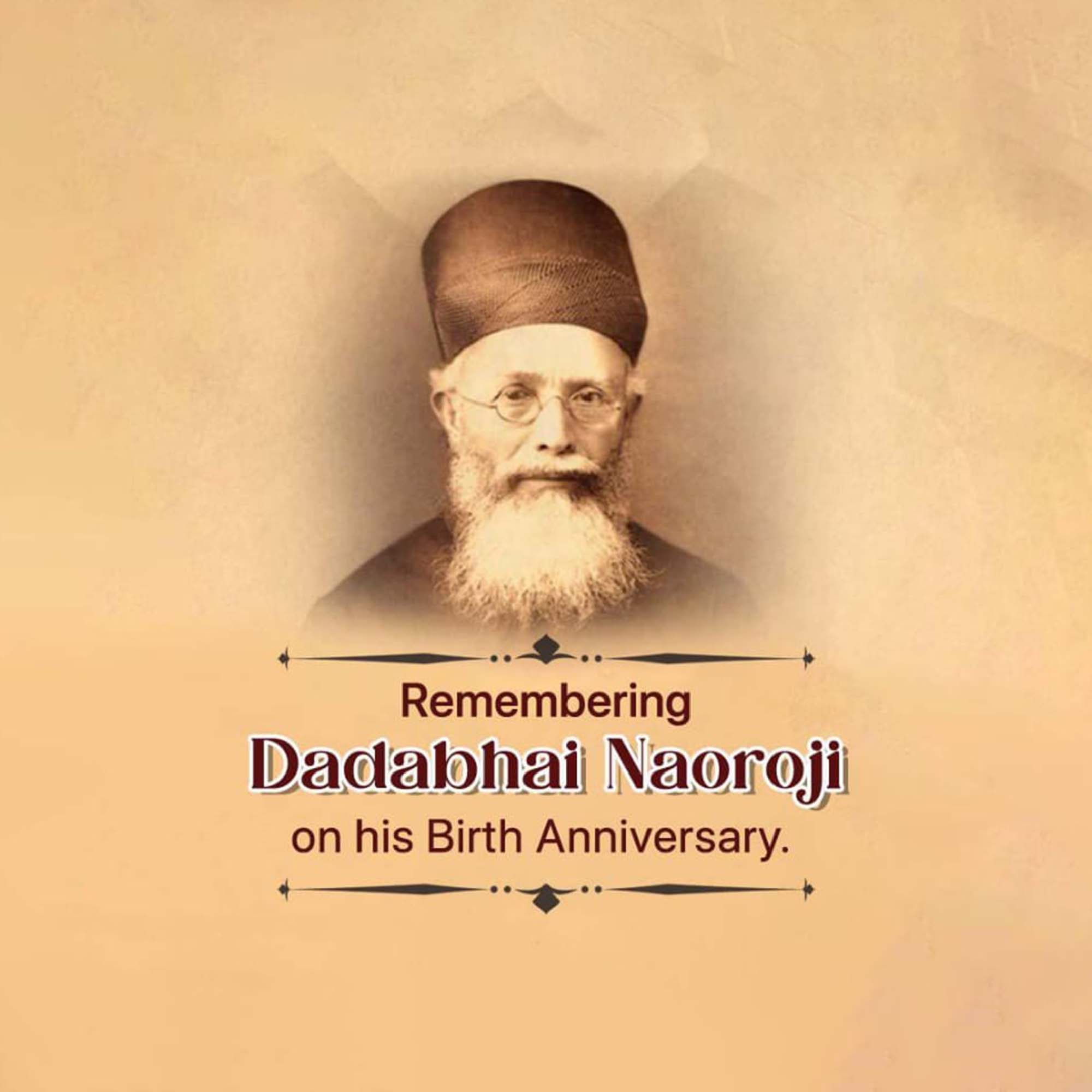 Dadabhai Navroji Birth Anniversary
