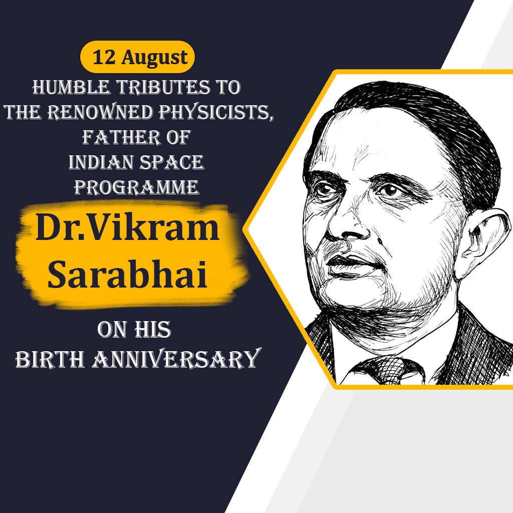 Vikrambhai Sarabhai Birth Anniversary