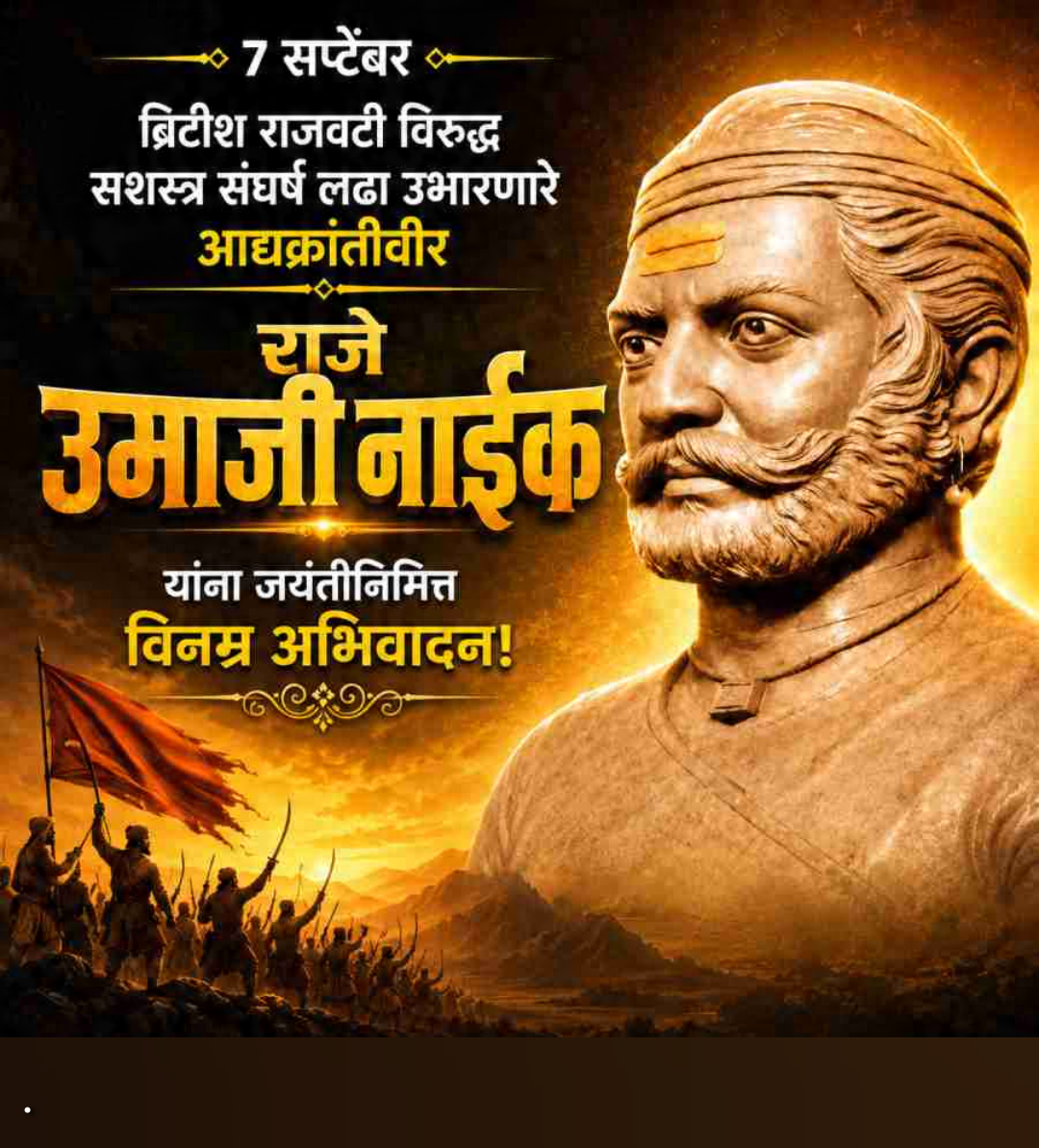 Umaji Naik Birth Anniversary