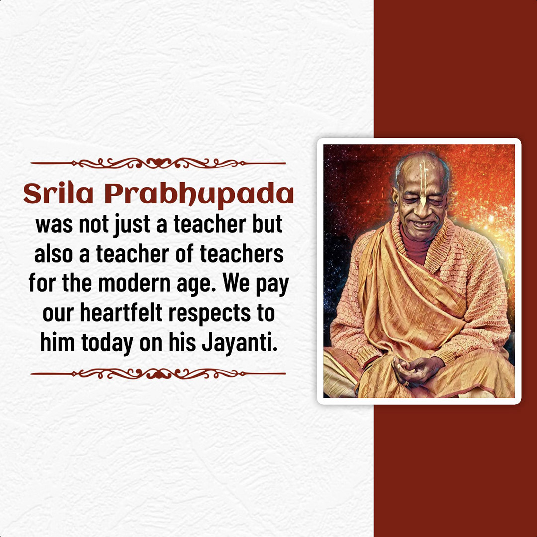 Swami Prabhupada Jayanti