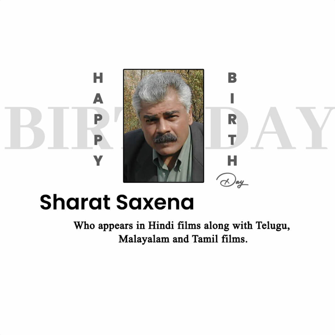 Sharat Saxena
