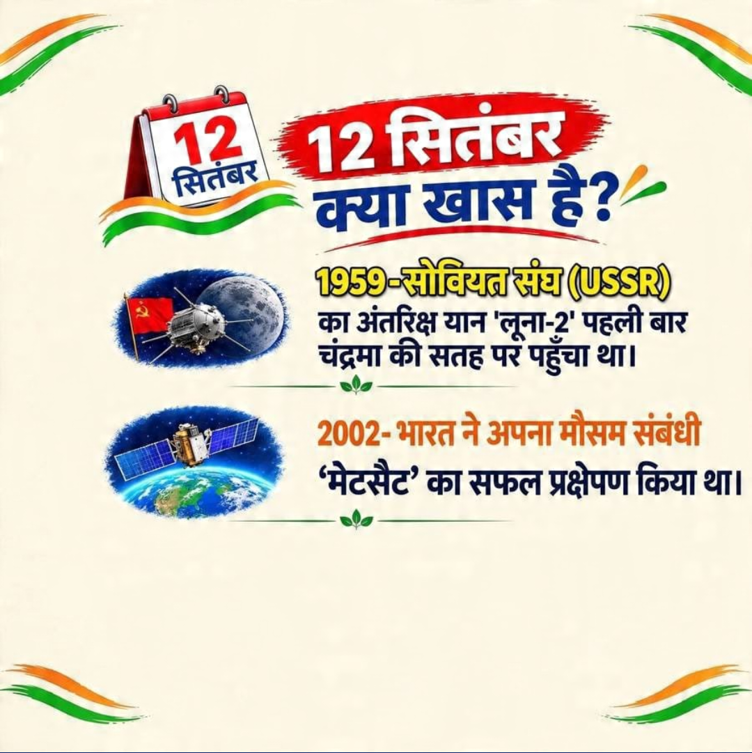 12 Sept दिनविशेष