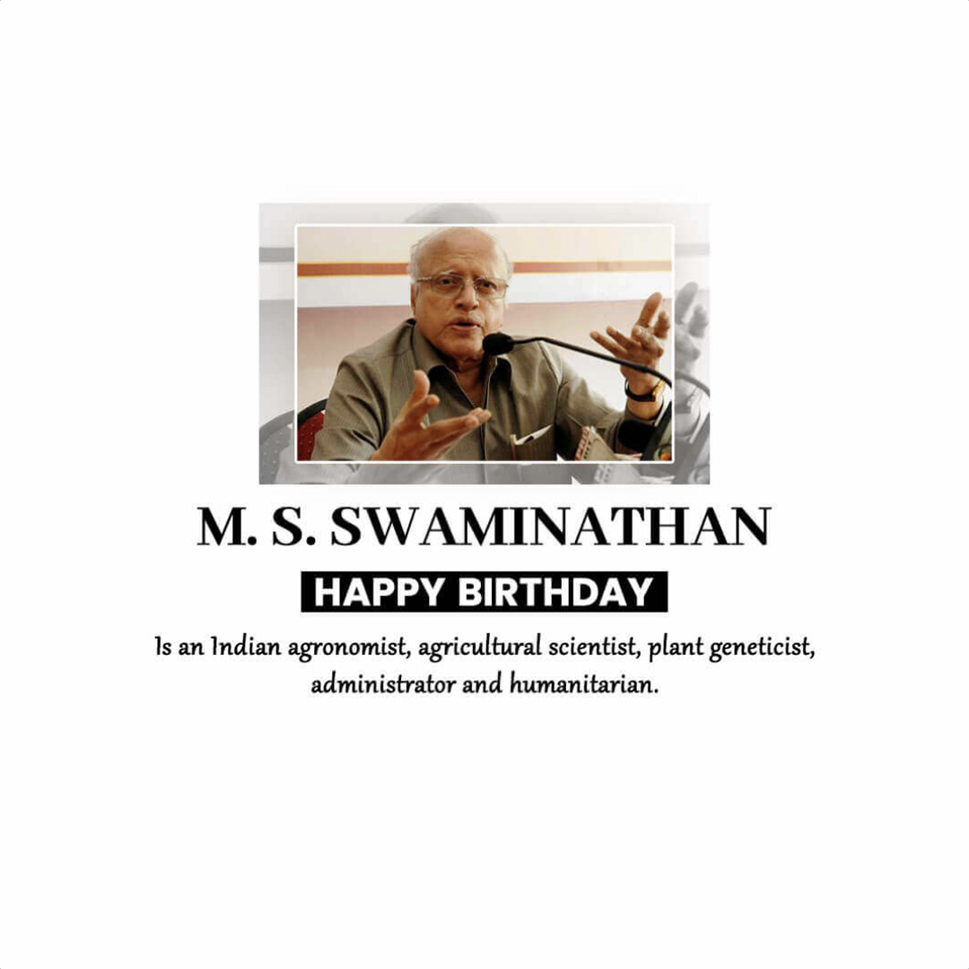 M.S. Swaminathan