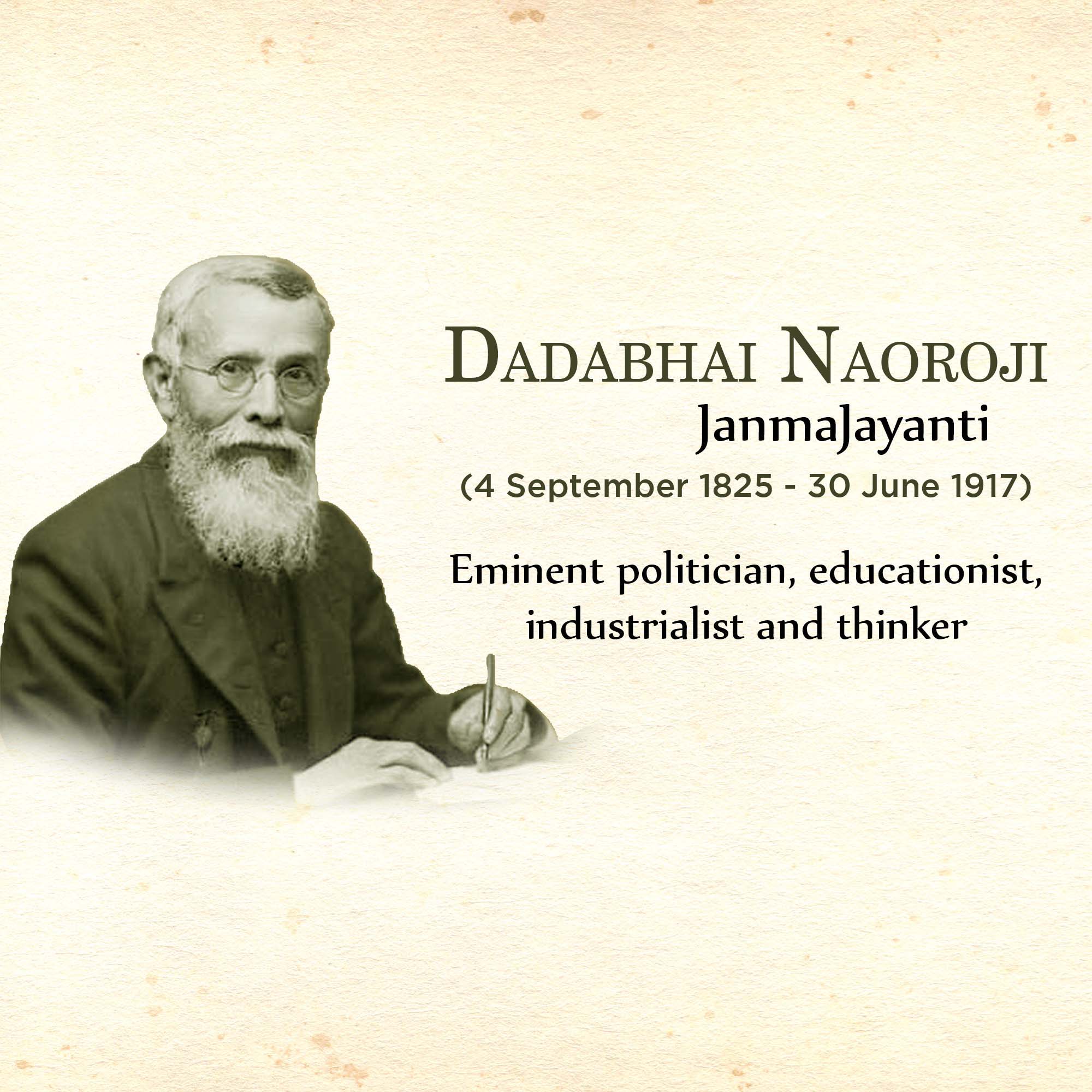 Dadabhai Navroji Birth Anniversary
