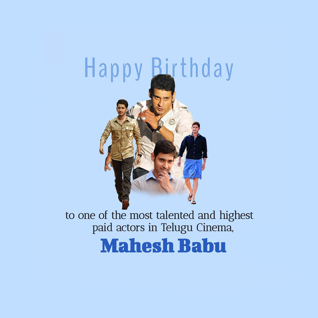 Mahesh Babu Birthday