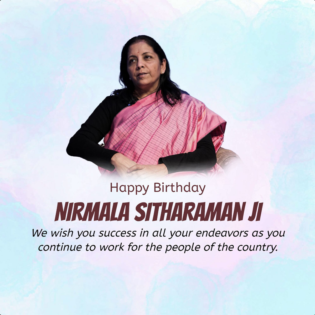 Niramala Sitaraman Birthday