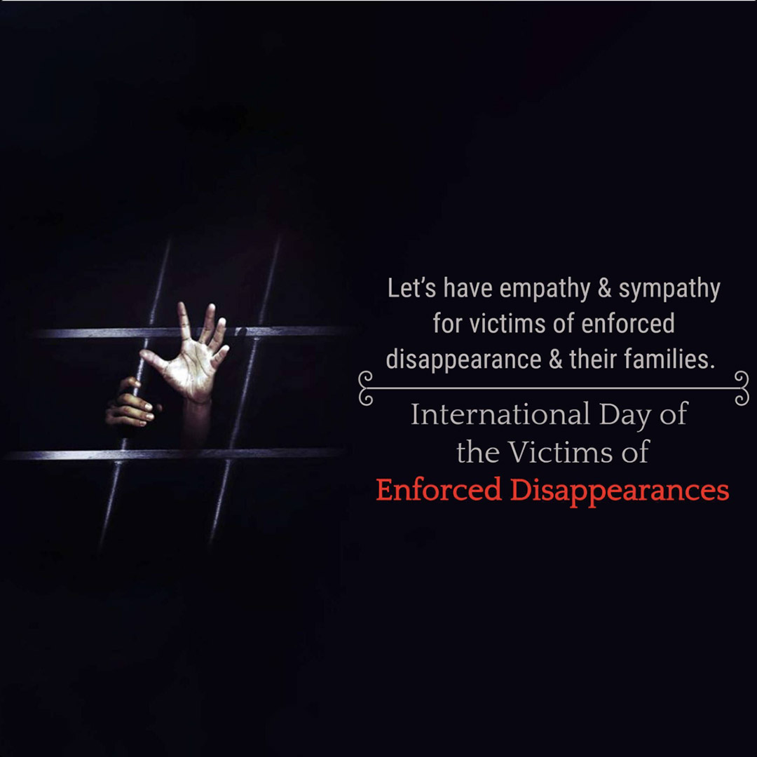 Victims of Enforced Disappearances Day