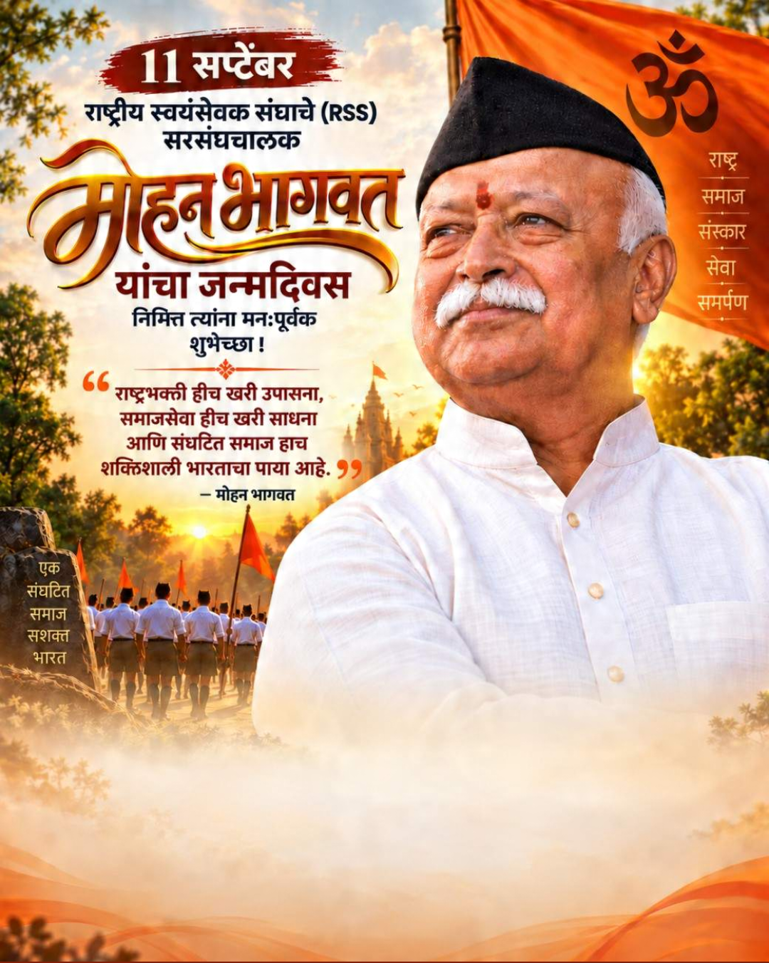 Mohan Bhagwat Birthday