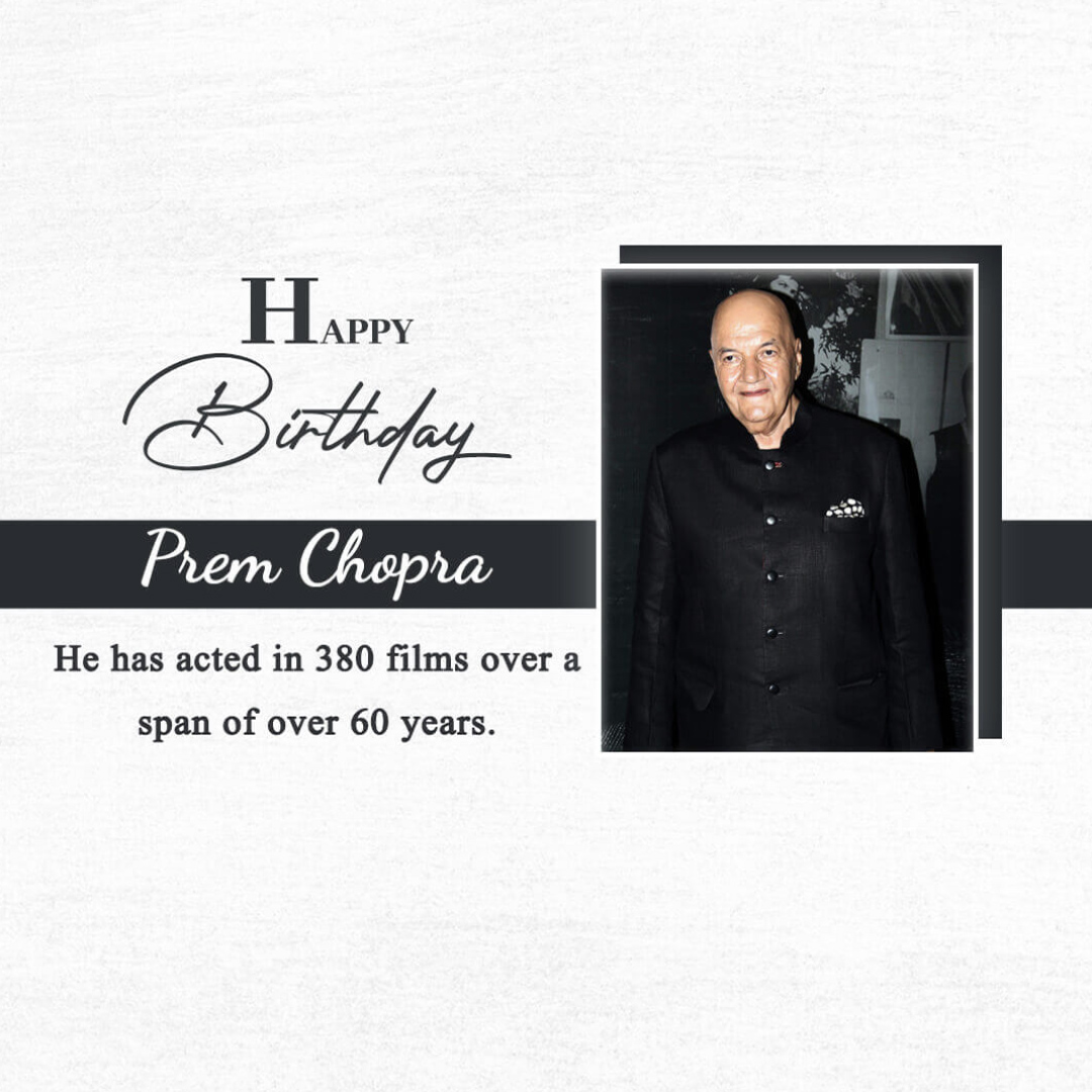 Prem Chopra Birthday