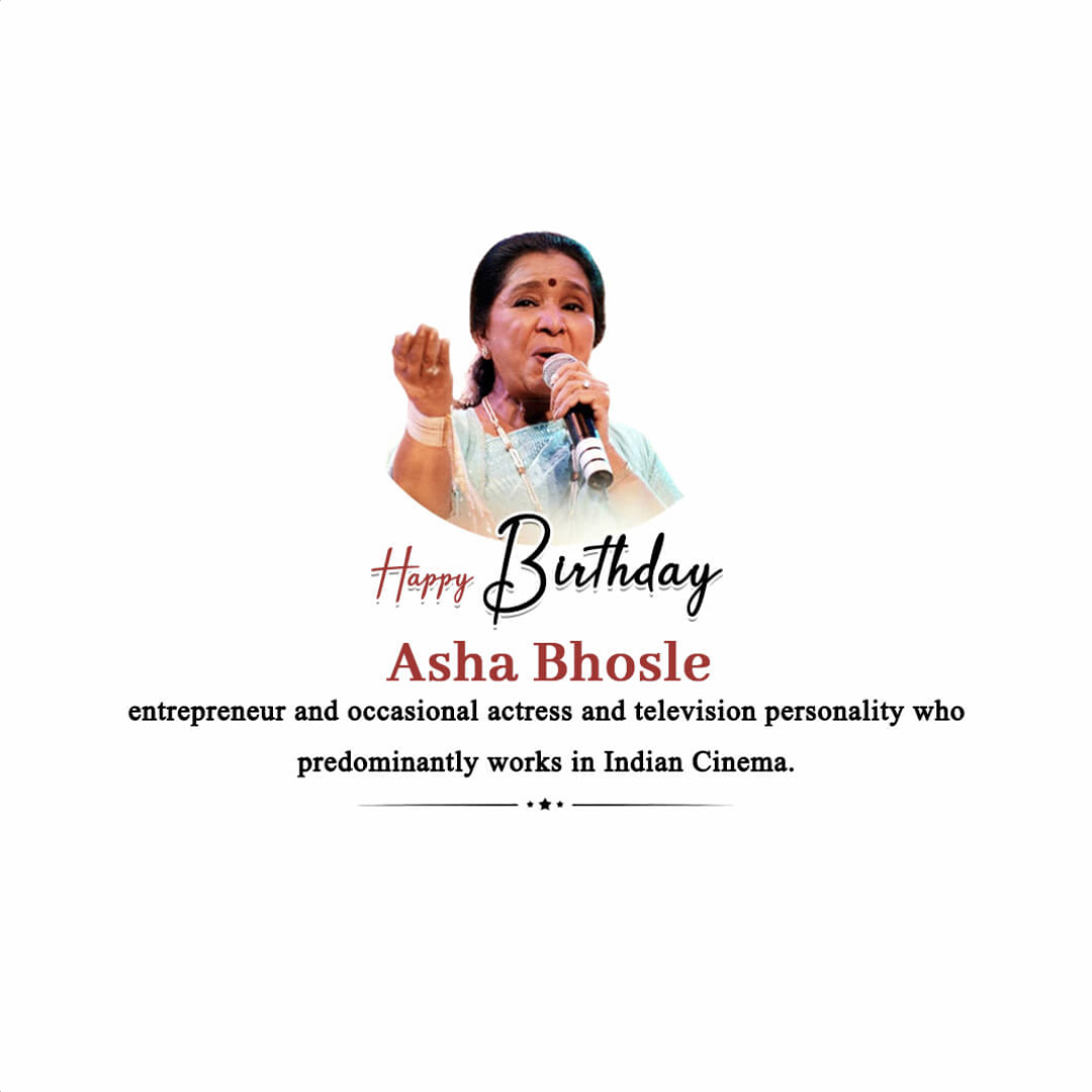 Asha Bhosle Birthday