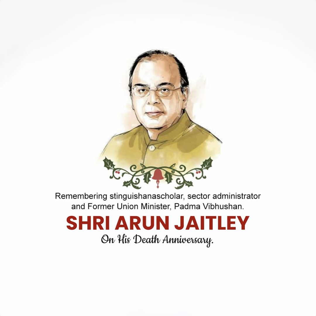 Arun Jaitley Death Anniversary