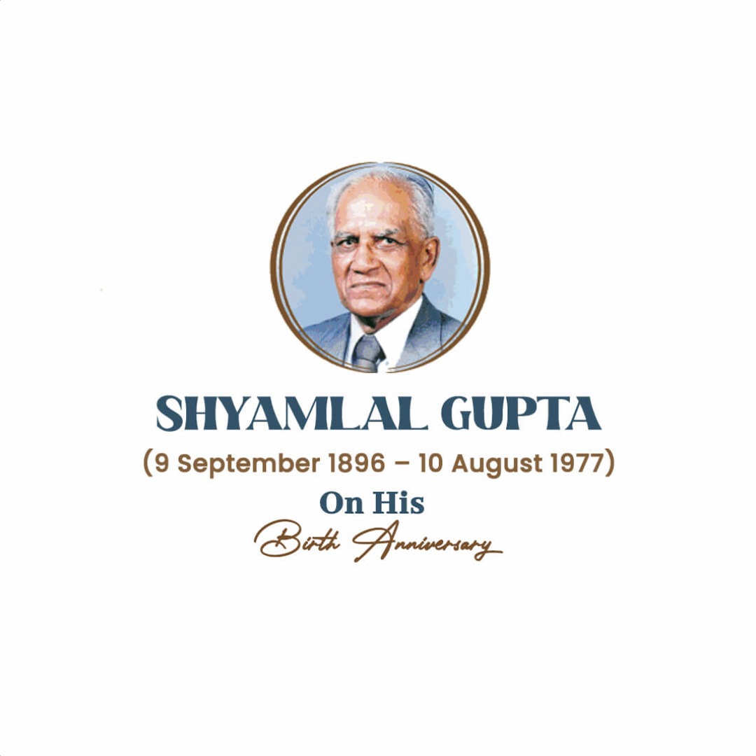 Shyamlal Gupta Birth Anniversary