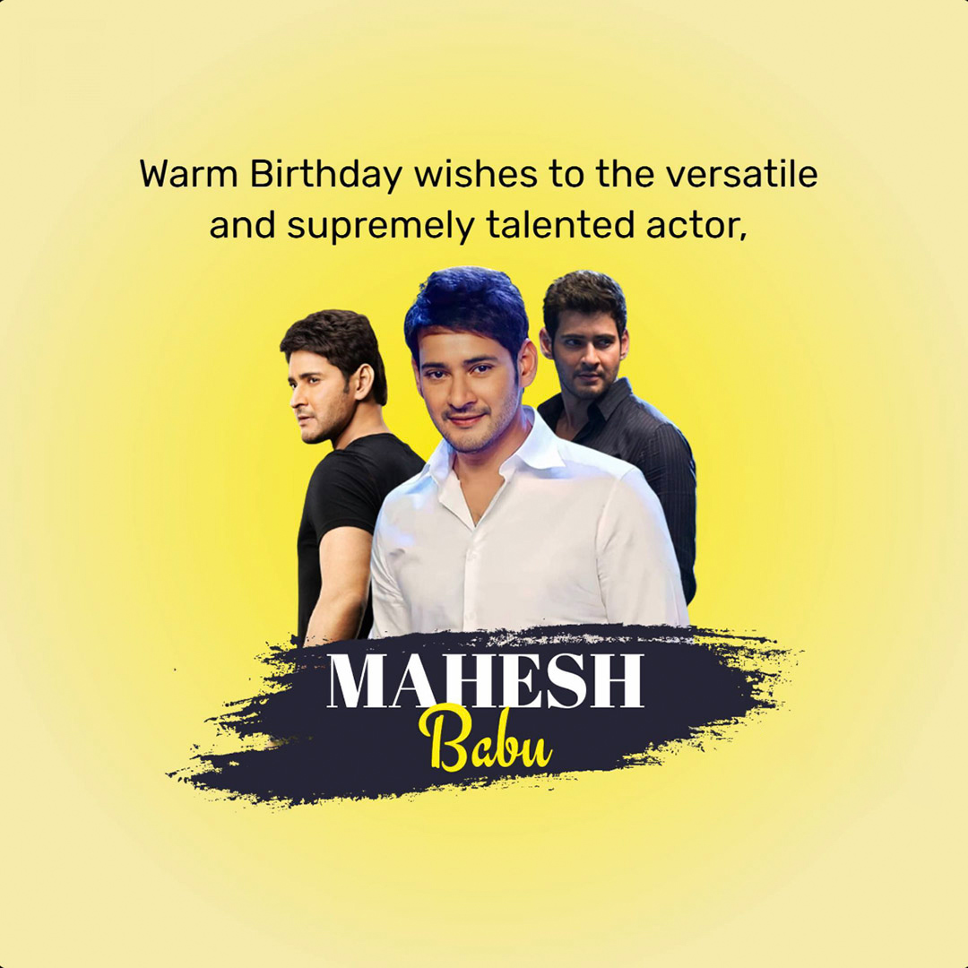 Mahesh Babu Birthday
