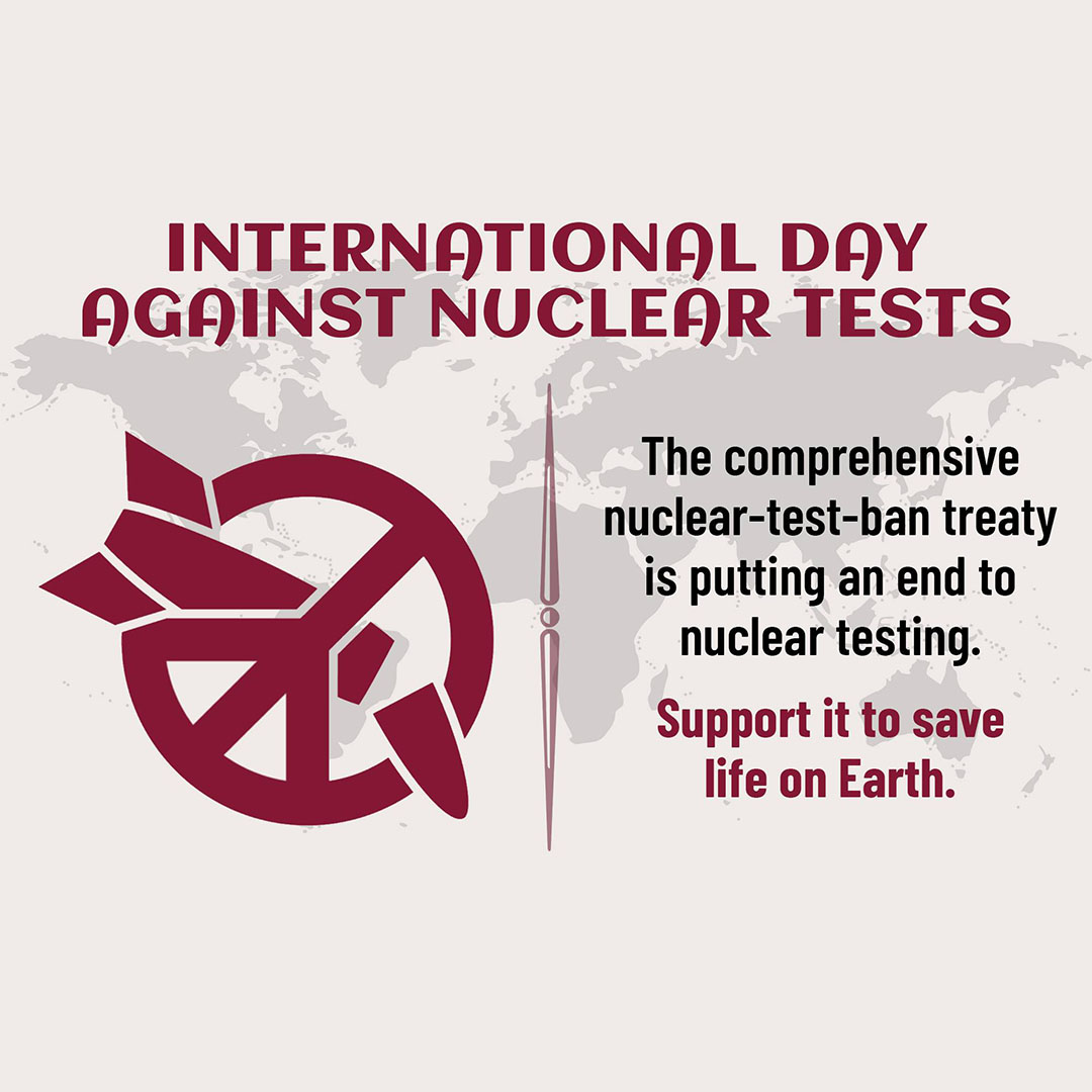 Day of Against Nuclear Tests Day