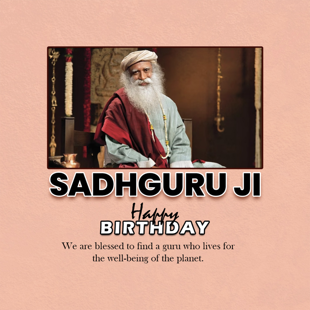 Jaggi Vasudev Birthday