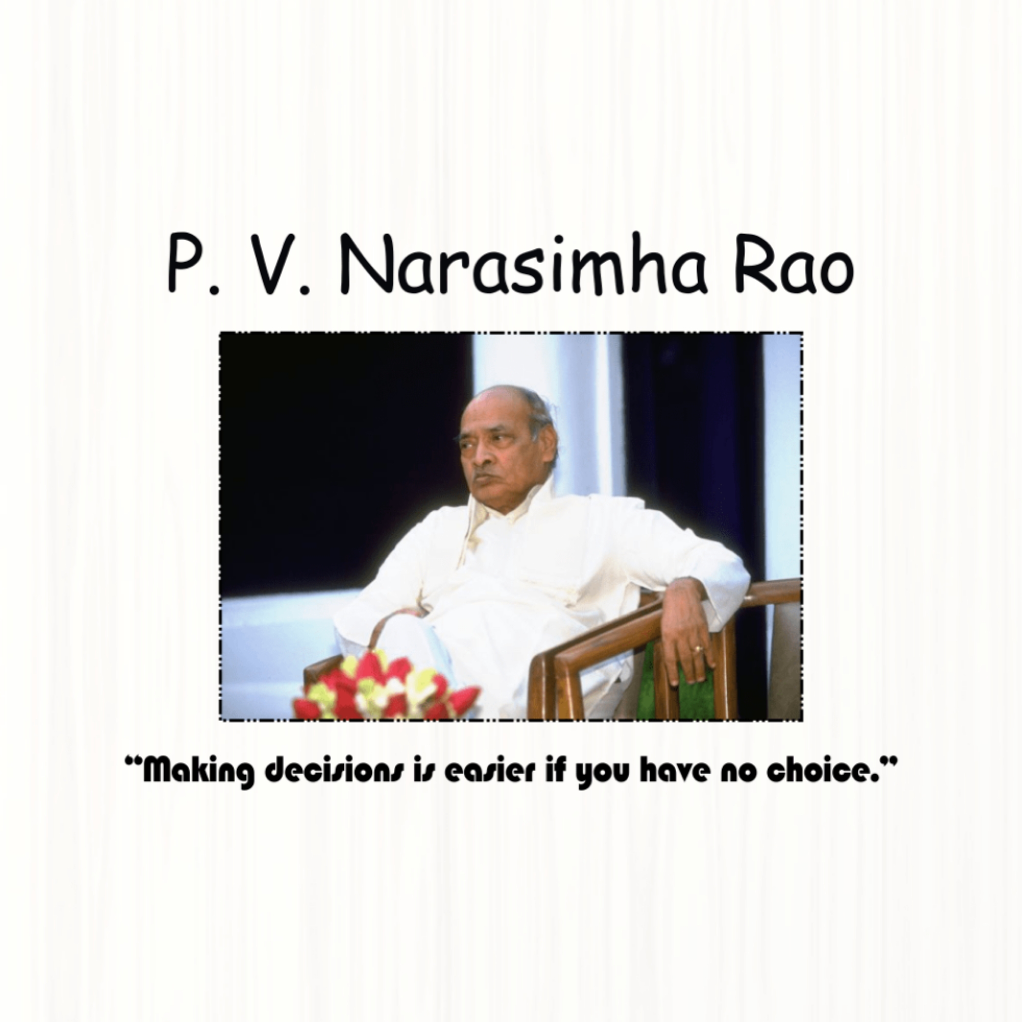 P. V. Narsimha Rao