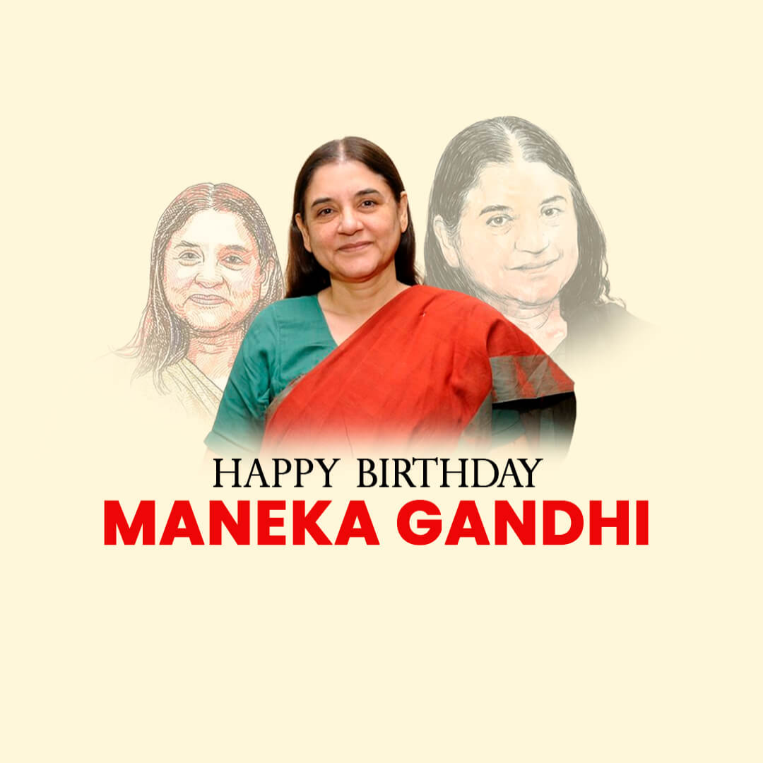 Maneka Gandhi Happy Birthday