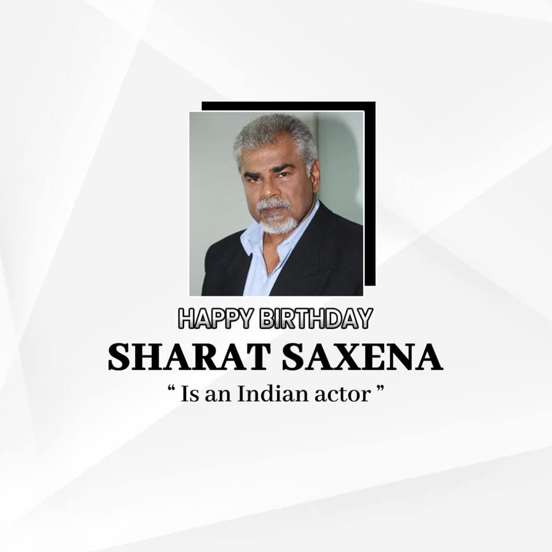 Sharat Saxena