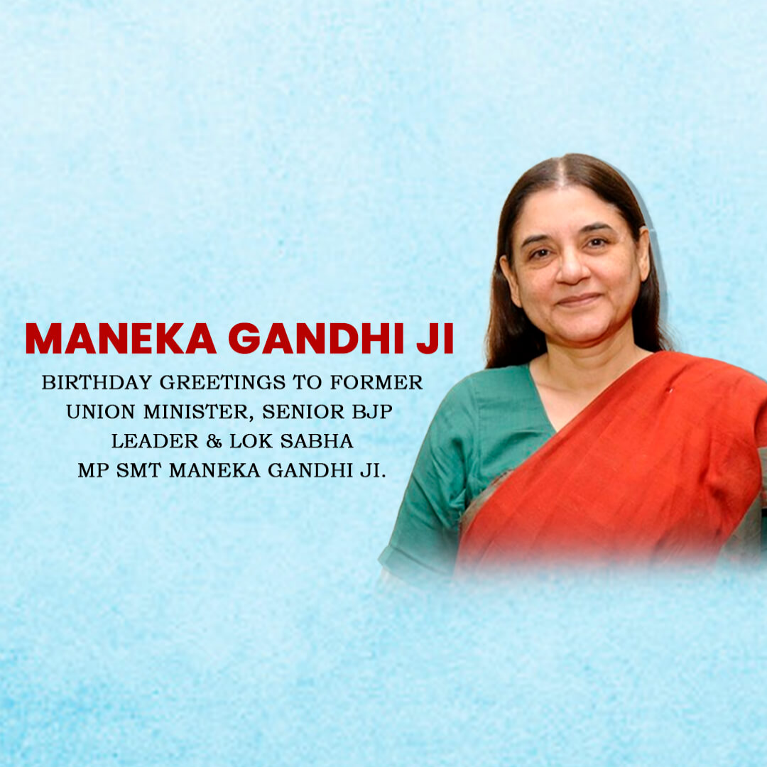 Maneka Gandhi Happy Birthday