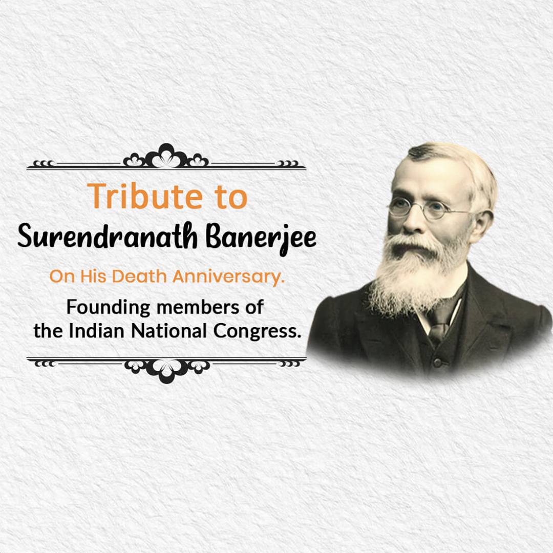 Surendranath Banerjee Death Anniversary