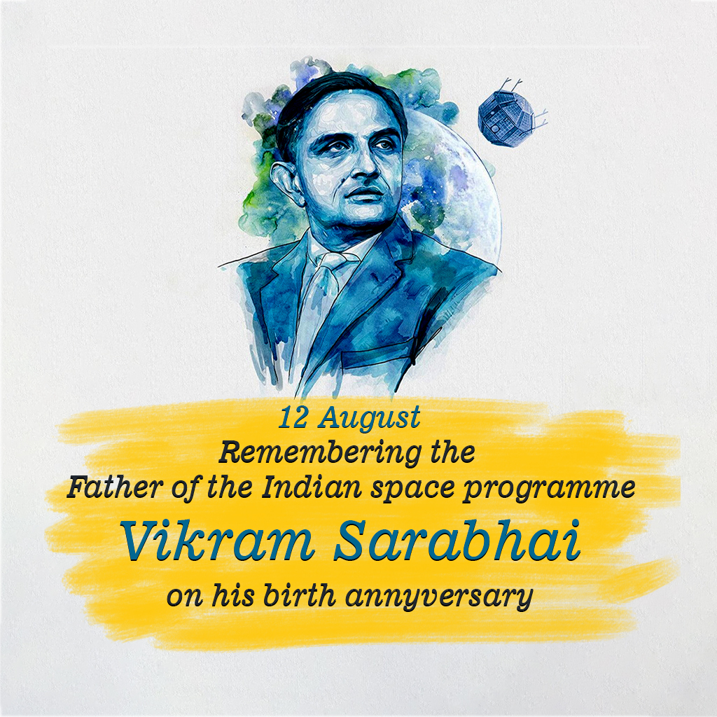 Vikrambhai Sarabhai Birth Anniversary