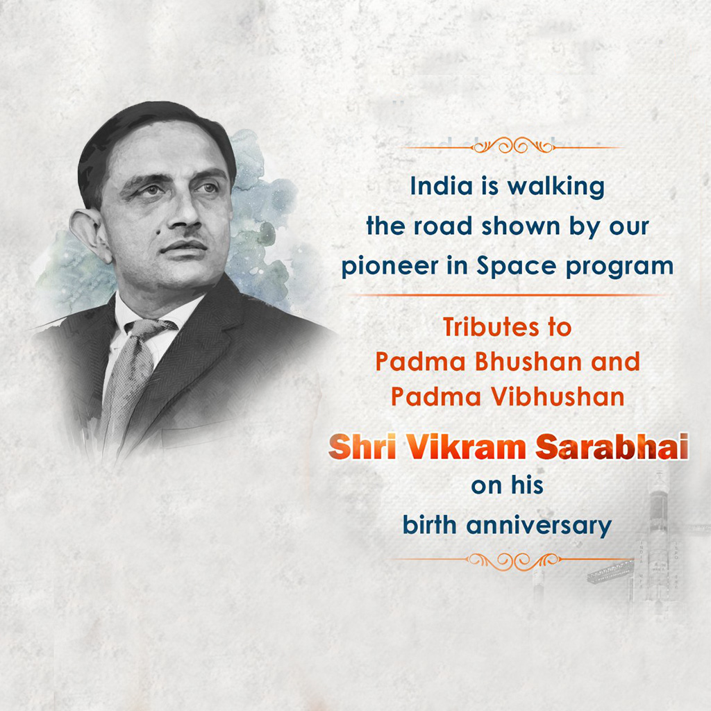 Vikrambhai Sarabhai Birth Anniversary