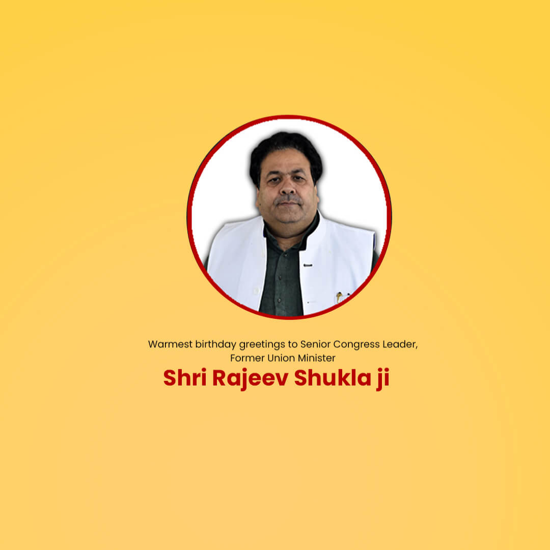 Rajeev Shukla Birthday