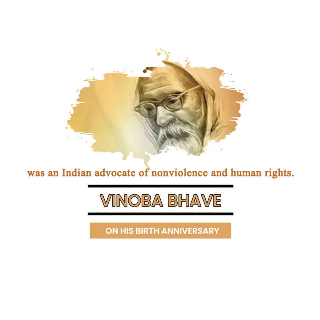 Vinoba Bhave Birth Anniversary